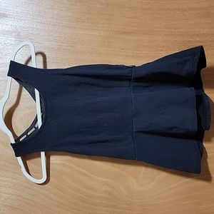 Free People Black tank with imprint on tank